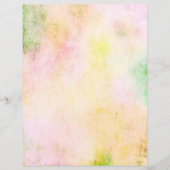 レインボーシャーベットスクラップブック紙 (正面)
