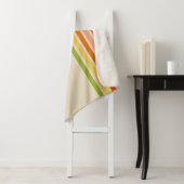 レインボーシャーベットストライプのヴィンテージ シェルパブランケット (インサイチュ)