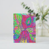 レインボーシャーベット箔付きポストカード ポストカード (スタンド正面)