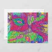 レインボーシャーベット箔付きポストカード ポストカード (正面/裏面)