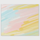 レインボーシャーベ絵画ットパステルの包装紙 ラッピングペーパー (フラット)