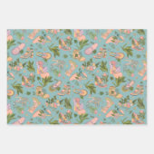 レインボーシューコレクションギフトラップ ラッピングペーパーシート (正面)