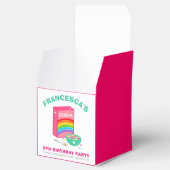 レインボーシリアル誕生日パーティー フェイバーボックス (オープン)