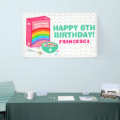 レインボーシリアル誕生日パーティー 横断幕 (トレードショー)