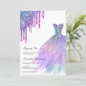 レインボーシルバードレスグリッタードリップスSweet sixteen 招待状 (スタンド正面)