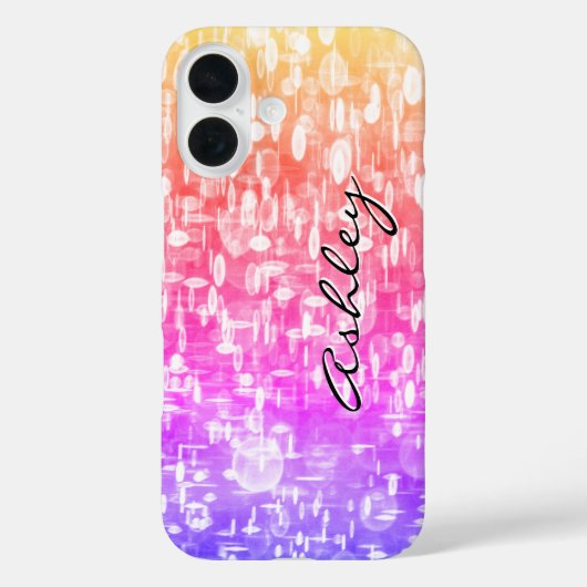 レインボーシーケンスのスクリプト名 Case-Mate iPhoneケース (裏面)