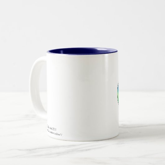 レインボーシーシェルマグ ツートーンマグカップ (正面左)