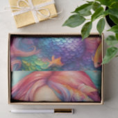 レインボーシーズ：パステルのマーメイド海デクページ 薄葉紙 (ギフト)