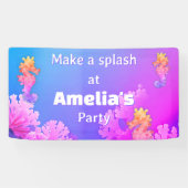 レインボーシーホース誕生日パーティー 横断幕 (横)