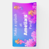 レインボーシーホース誕生日パーティー 横断幕 (縦)