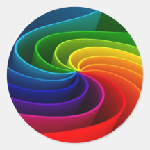 レインボーシール封筒用シール結婚式の引き出物ラベル