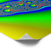 レインボージェネレータ – フラクタル ポスター (角)