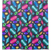 レインボージェム シャワーカーテン (正面)