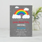 レインボージェンダーによる招待の表示 サンキューカード (スタンド正面)