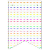 レインボージオメトリック バンティングフラッグ (第2の旗)