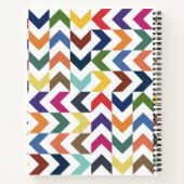 レインボージグザグノートブック ノートブック (裏面)