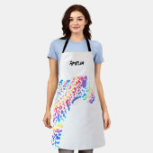 レインボージャガーパーソナライズされたエプロン エプロン (着用した状態)