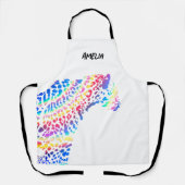 レインボージャガーパーソナライズされたエプロン エプロン (正面)