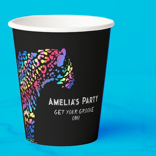レインボージャガーパーソナライズされたパーティー 紙コップ