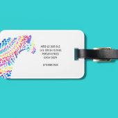 レインボージャガーパーソナライズされた ラゲッジタグ