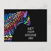 レインボージャガーパーティの招待状 ポストカード (正面)