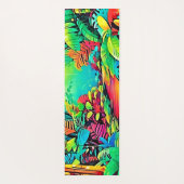 レインボージャングル：ヴィヴィヴィッドドリーム ヨガマット (裏面)