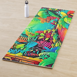 レインボージャングル：ヴィヴィヴィッドドリーム ヨガマット