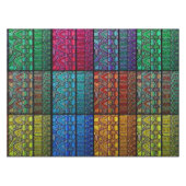 レインボージャーアボリジナルアートテーブルクロス テーブルクロス (正面(横))