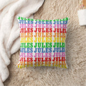 レインボージュール クッション (ブランケット)