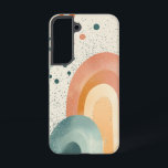 レインボージョイフォンケース SAMSUNG GALAXY S22ケース<br><div class="desc">柔らよくはしゃぐかな曲線と暖かいトーンを持つ抽象芸術虹は、楽観主義と喜ばしいエネルギーを放射する。</div>