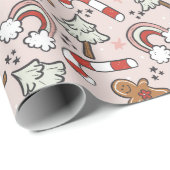 レインボージンジャーブレッド ラッピングペーパー (ロールコーナー)