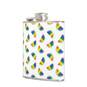 レインボースイカ柄 フラスク (左)