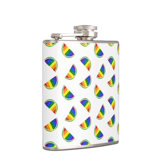 レインボースイカ柄 フラスク (右)