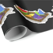 レインボースイカ ラッピングペーパー (ロールコーナー)