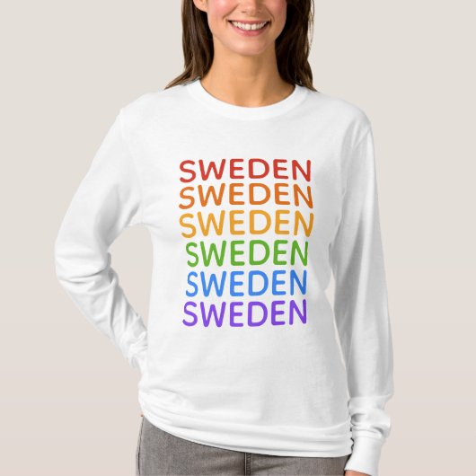 レインボースウェーデンシャツ&ジャケット Tシャツ (正面)
