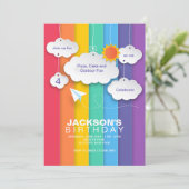 レインボースカイ招待状 招待状 (スタンド正面)