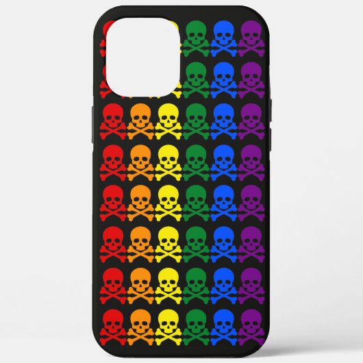 レインボースカル Case-Mate iPhoneケース (裏面)