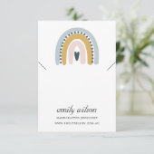 レインボースカンジネックレスブレスレットディスプレイカード エンクロージャーカード (スタンド正面)