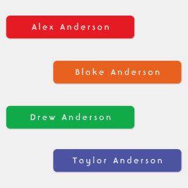 レインボースキニー防水接着剤キッズラベル ラベル