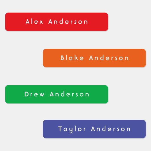 レインボースキニー防水接着剤キッズラベル ラベル (グループ)