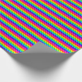 レインボースクウェアラッピング紙 ラッピングペーパー (角)