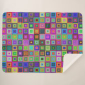 レインボースクウェア シェルパブランケット (正面(横))