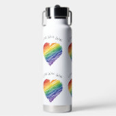 レインボースクライブルハートウォーターボトル ウォーターボトル (正面)