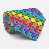 レインボースクラッチスクエア ネクタイ (ロール)