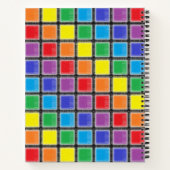 レインボースクラッチスクエア ノートブック (裏面)