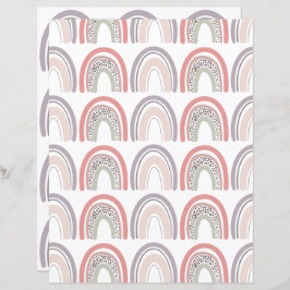 レインボースクラップブック紙