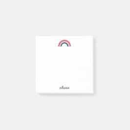レインボースクリプト名(Rainbow Script パーソナライズされた Name) ポストイット
