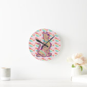 レインボースクービードゥー ラウンド壁時計 (ホーム)