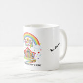 レインボースクールアイリングサンワールドベスト先生 コーヒーマグカップ (正面右)