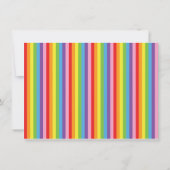 レインボースケートで滑るスケートパーティの招待状 招待状 (裏面)